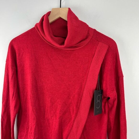 Gibson Petite Red Soft Turtleneck Sweater XS NWT - Picture 2 of 6